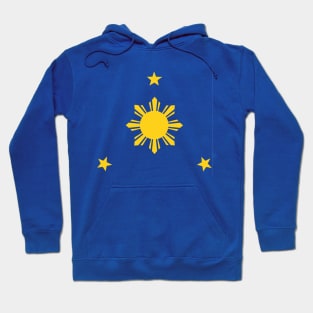 Philippines Sun and Stars by AiReal Apparel Hoodie